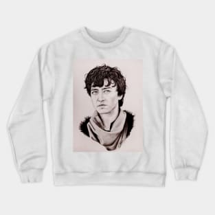 Mordred - edited pencil drawing Crewneck Sweatshirt